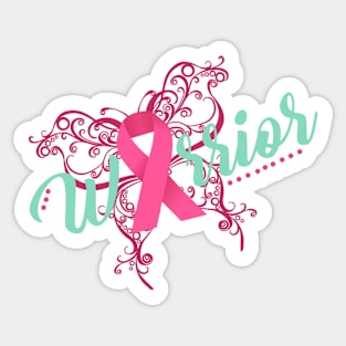 Breast Cancer Warrior Sticker